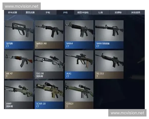 从手枪到狙击步枪全面解析CSGO中各类经典武器性能与战术应用 从手枪到狙击步枪全面解析CSGO中各类经典武器性能与战术应用